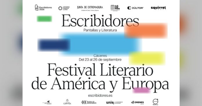 Escribidores 2026 celebra en Cáceres un encuentro entre literatura, cultura y nuevas formas de narrar