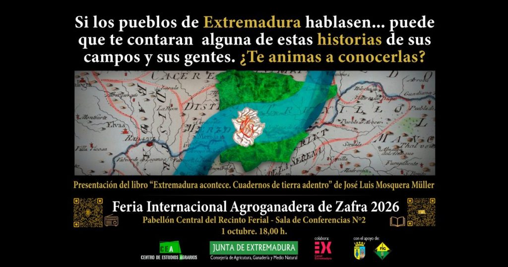 La consejería de Agricultura edita el libro 'Extremadura Acontece. Cuadernos de Tierra Adentro'