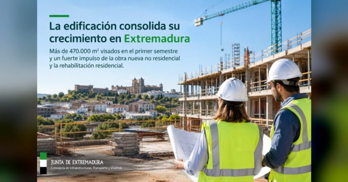 La edificacion acelera en Extremadura