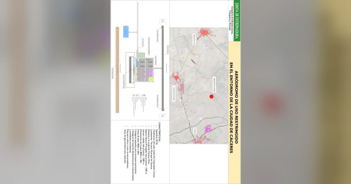 La Junta adjudica la redaccion del proyecto del futuro aerodromo de Caceres