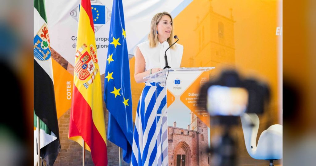 María Guardiola: "Europa se construye desde Bruselas, pero también desde nuestras ciudades, pueblos, universidades, empresas y organizaciones sociales"