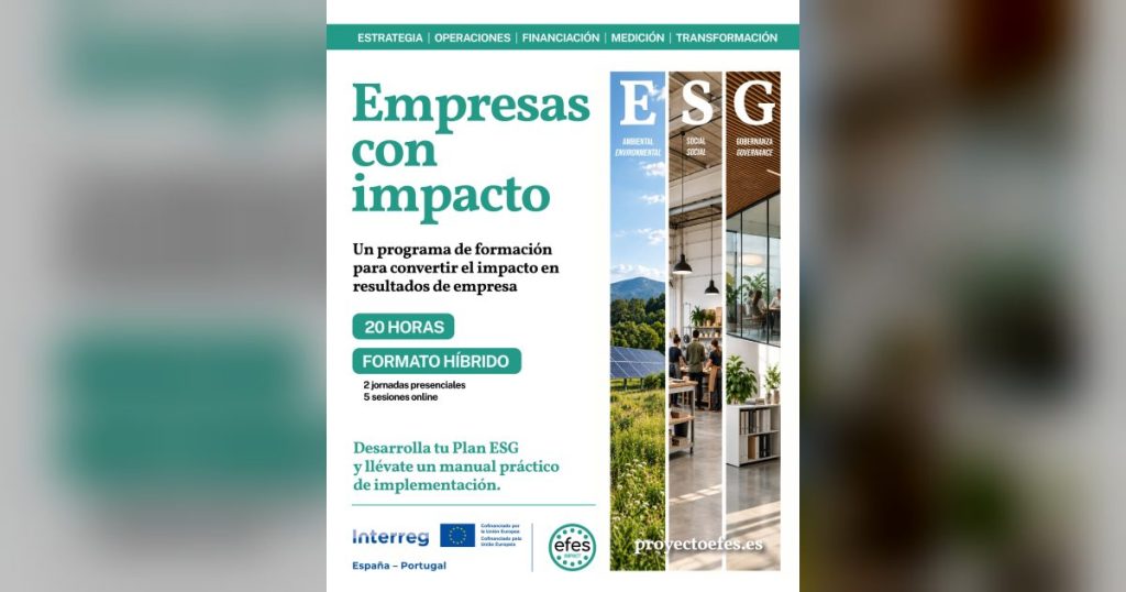 La Junta impulsa un programa formativo para acercar los criterios ESG a las empresas y mejorar su competitividad