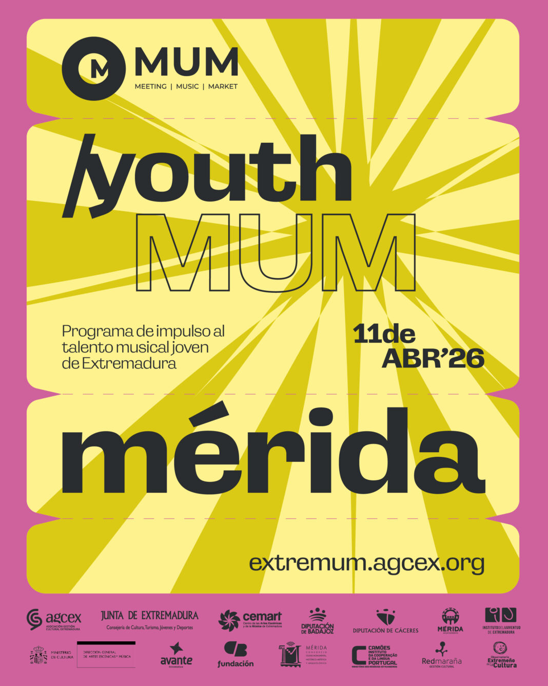 El Instituto de la Juventud impulsa por primera vez la participación de jóvenes músicos en las Jornadas Profesionales de la Música en Extremadura