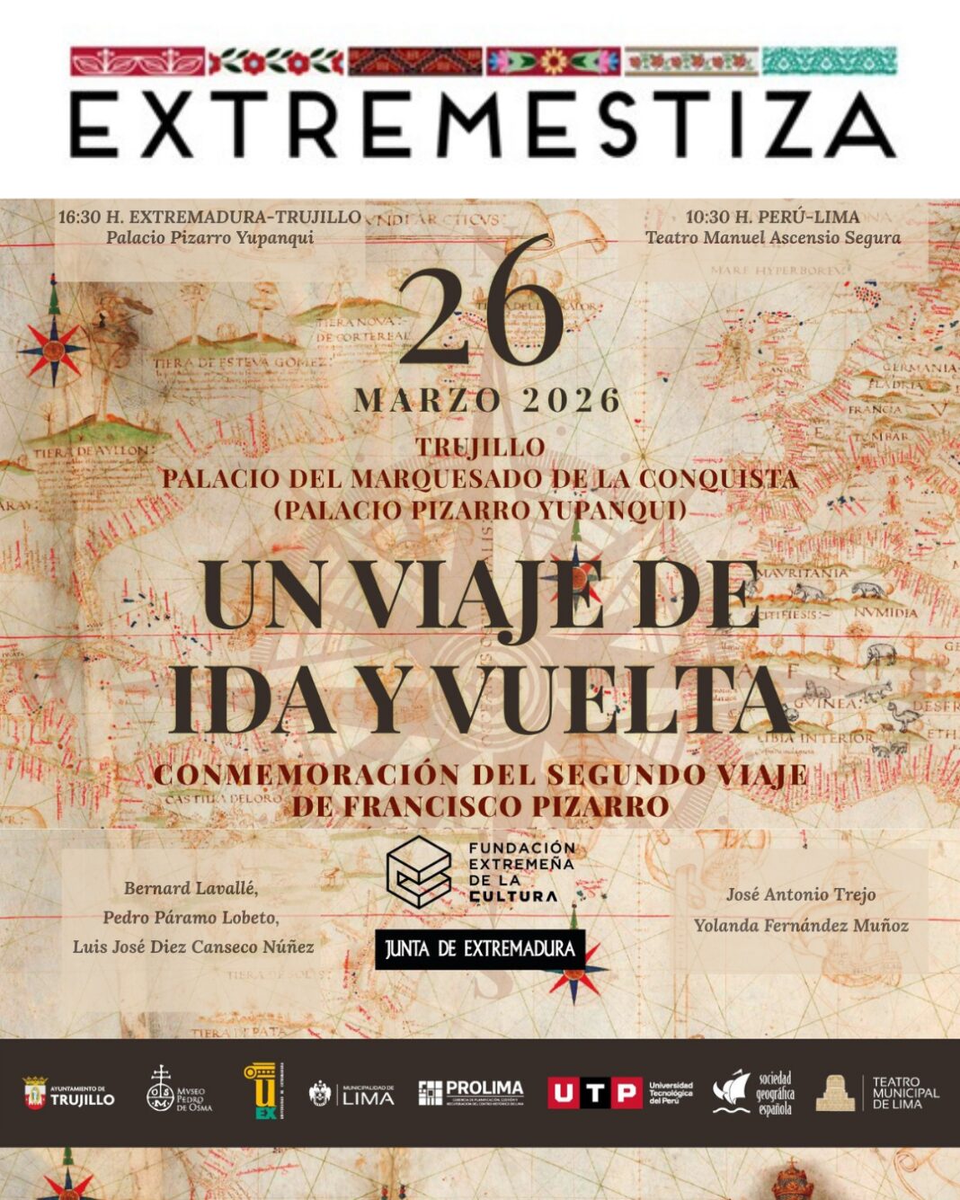 Extremadura conmemora el quinto centenario del segundo viaje de Pizarro a Perú con un encuentro que celebra su legado