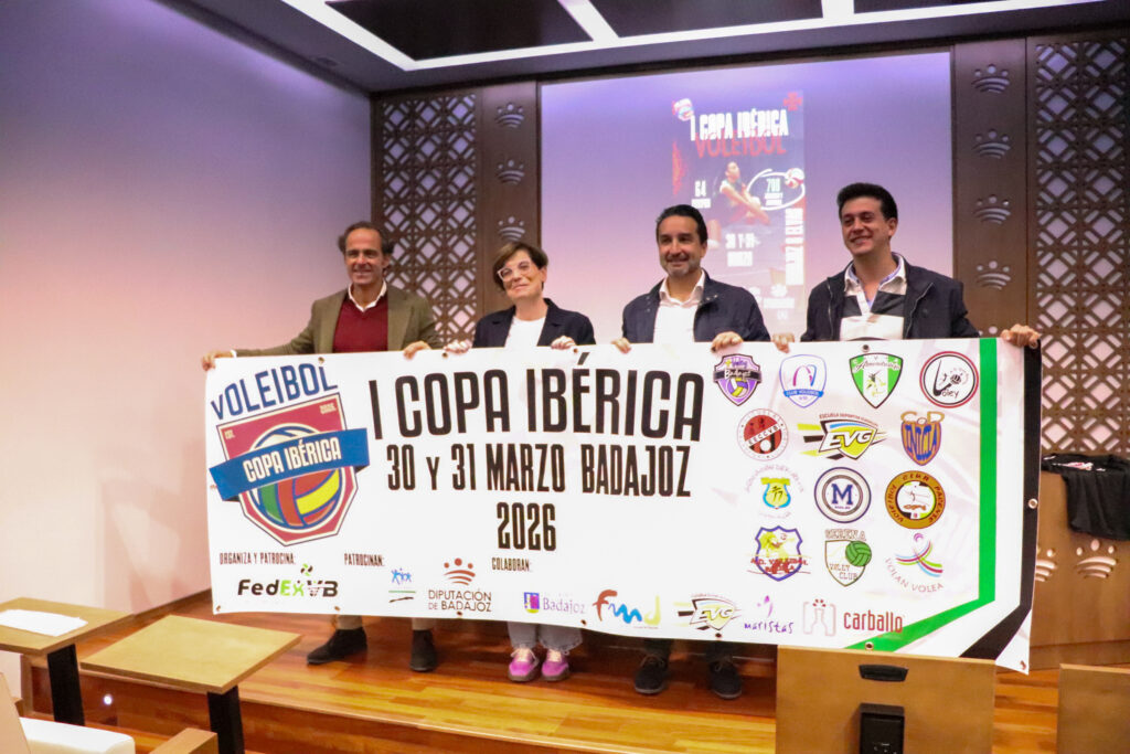 La Junta de Extremadura respalda la I Copa Ibérica de Voleibol, que reunirá a más de 500 jóvenes deportistas en Badajoz y Elvas