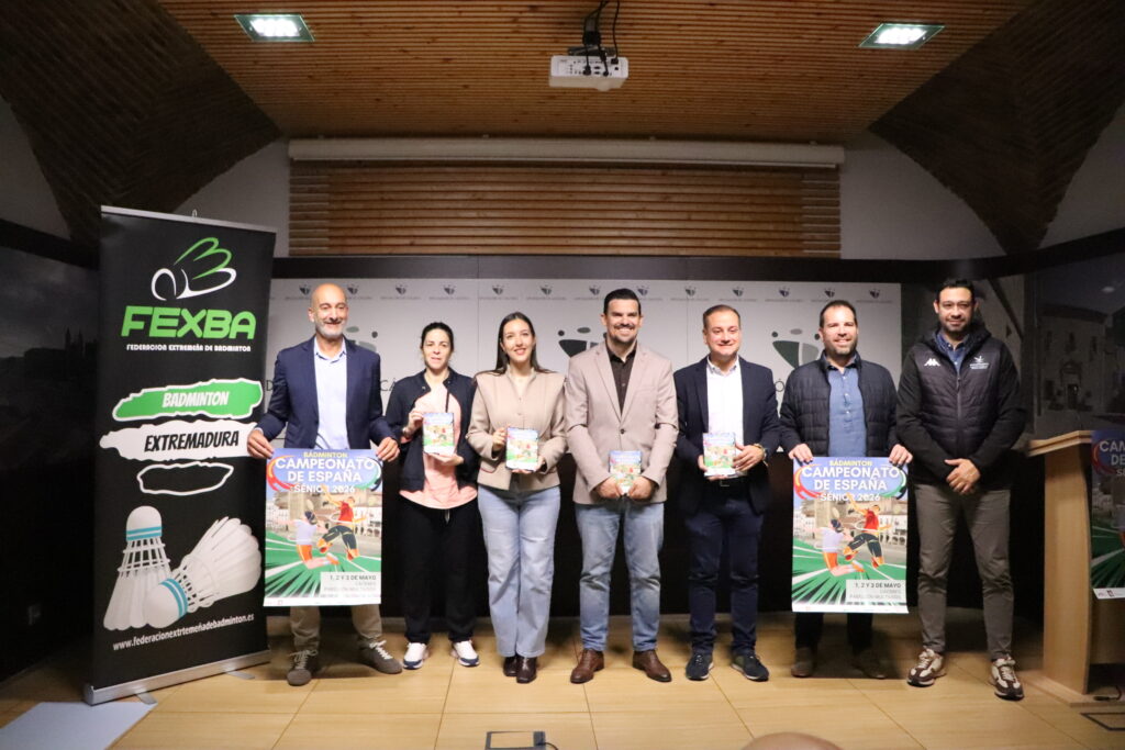 Extremadura acogerá por primera vez el Campeonato de España Senior de Badminton el próximo mes de mayo