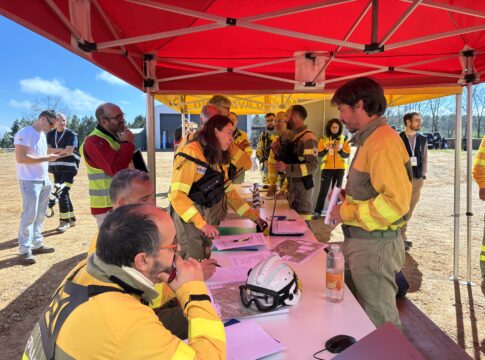 El Plan Infoex participa en un simulacro de incendio forestal entre Extremadura y Castilla y León con observadores de 13 regiones