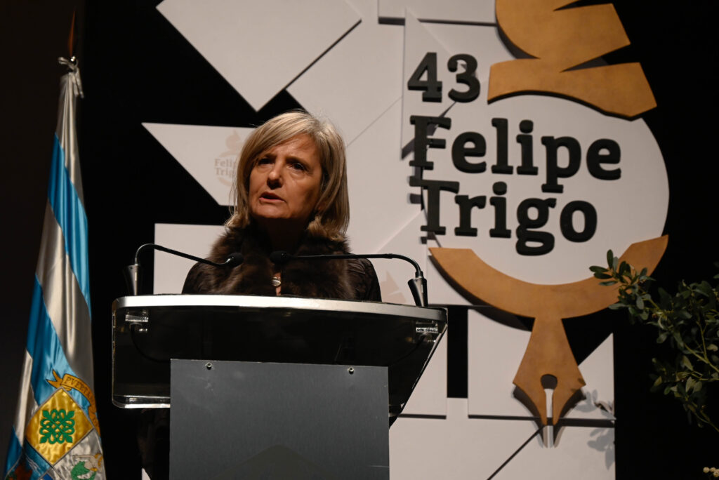 Victoria Bazaga subraya la apuesta del Gobierno por la cultura en la entrega de premios Felipe Trigo de novela