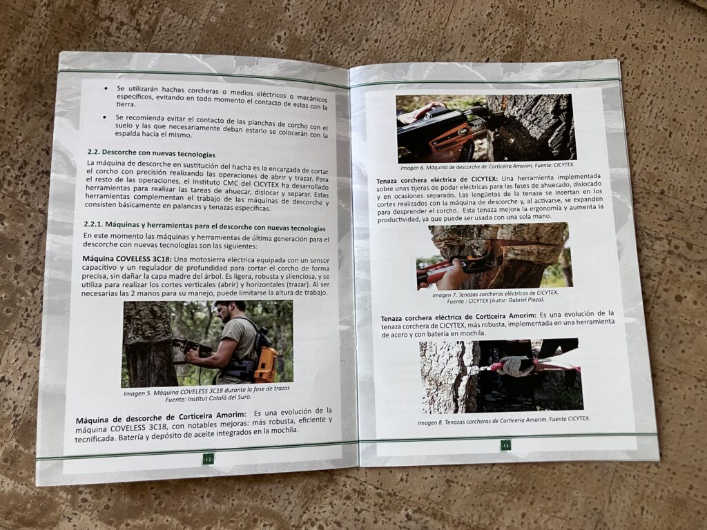 Publicado el nuevo ‘Manual para la obtención del carné de sacador/a de corcho’, una herramienta clave para profesionalizar el sector corchero
