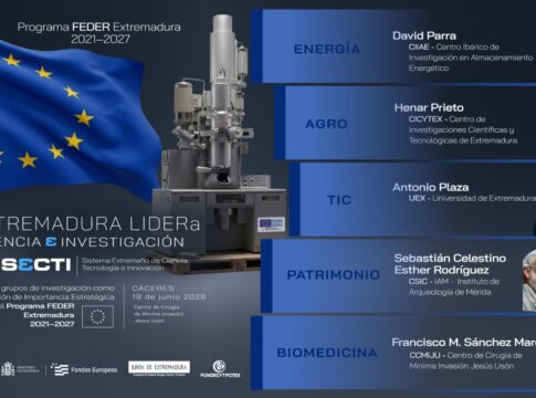 ‘Extremadura LIDERa Ciencia e Investigación’ reunirá a referentes científicos de grupos de investigación regionales con excelencia internacional