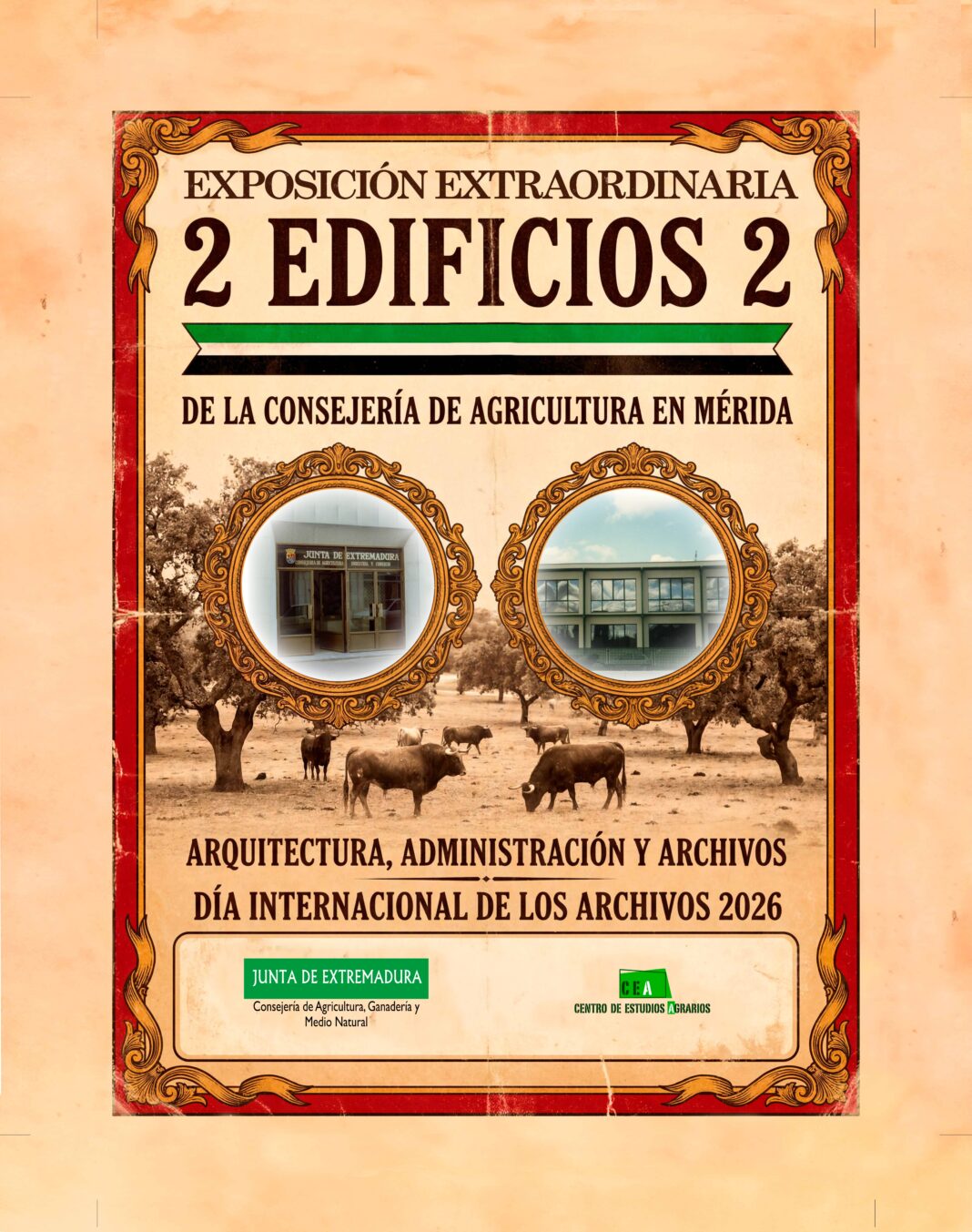 El Centro de Estudios Agrarios expone la historia de los dos edificios construidos como sede de la Consejería de Agricultura