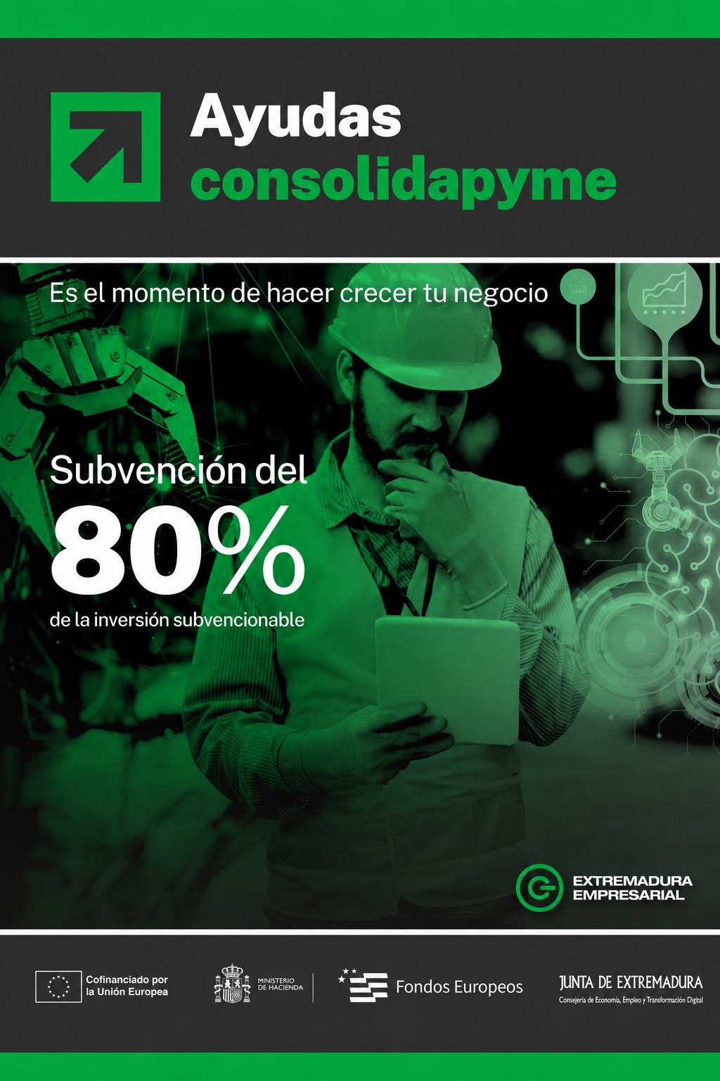La Junta de Extremadura invierte más de 2,5 millones de euros en 279 proyectos empresariales