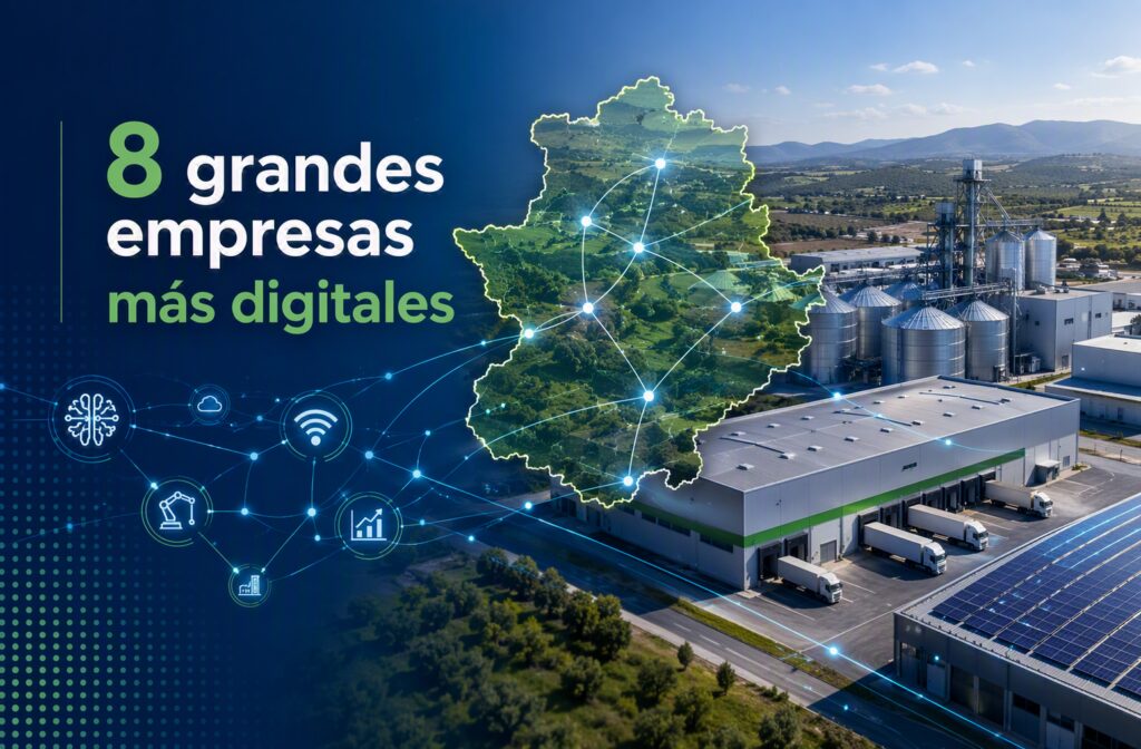 El DOE publica las primeras ayudas para la digitalización de grandes empresas extremeñas por valor de 848.618 euros