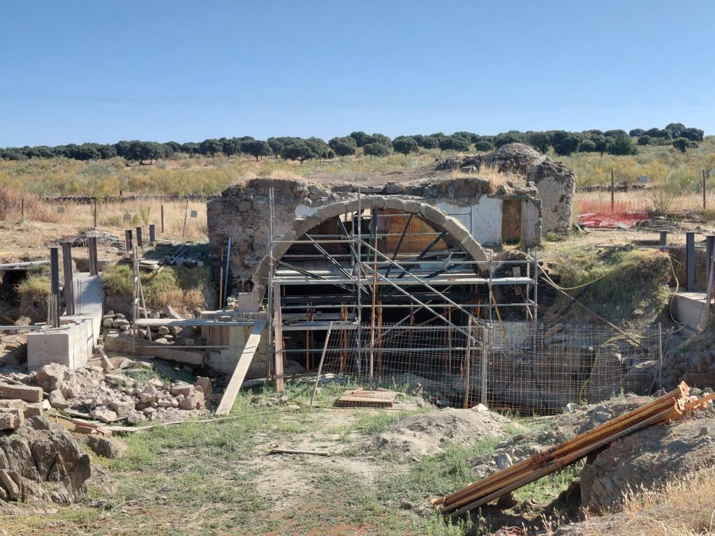 La rehabilitación de la ermita de San Jorge avanza con el apoyo de la técnica del ‘gemelo digital’