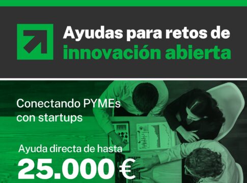 Abierto el plazo de solicitud de las ayudas para impulsar proyectos de innovación abierta entre pymes y startups