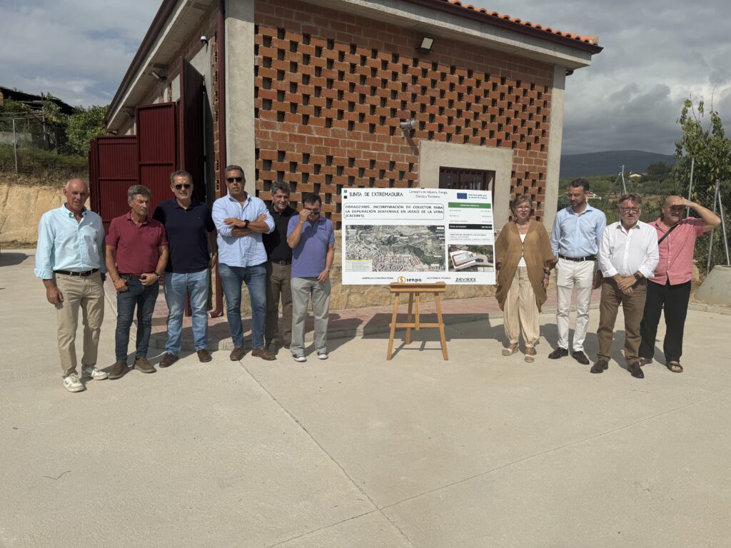 Mercedes Morán visita la nueva EBAR de Jaraíz de la Vera en la que la Junta ha invertido casi 900.000 euros